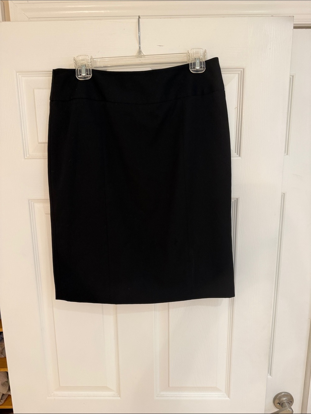 Anne Klein Black Pencil Skirt Stretch size 8